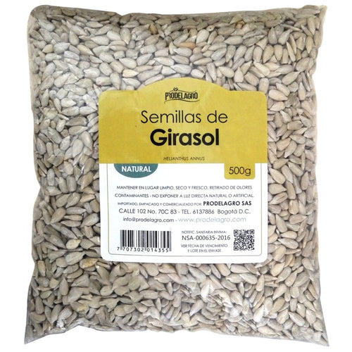 Semillas de girasol x 500 gr