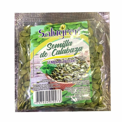 Semillas enteras de calabaza x 125 g