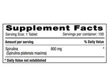 Spirulina 800 mg x 100 tabletas - Artemisa Productos Naturales