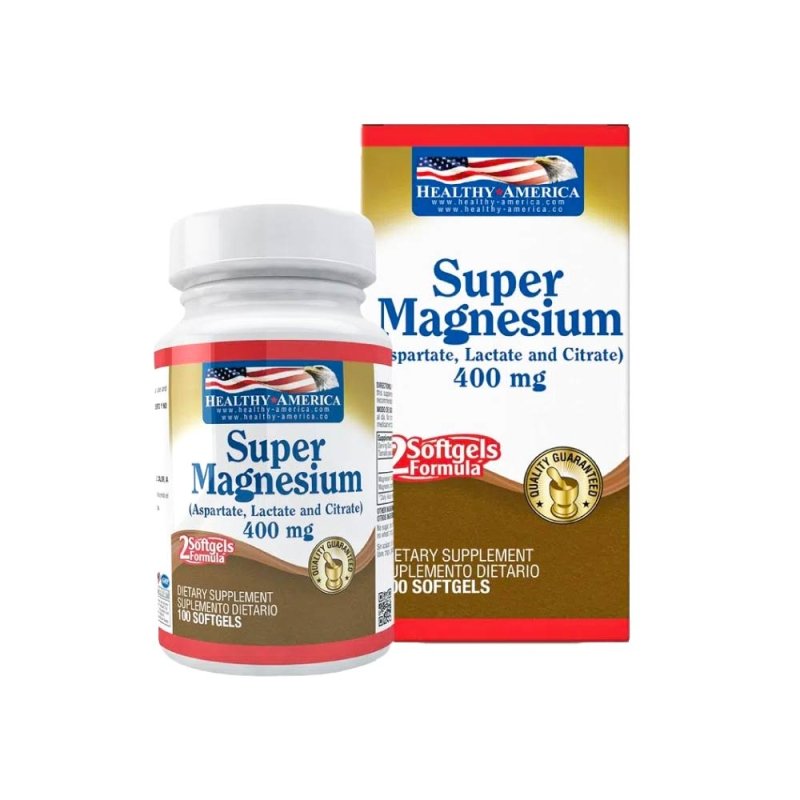 Super Magnesium Formula 400 mg x 100 softgels - Artemisa Productos Naturales