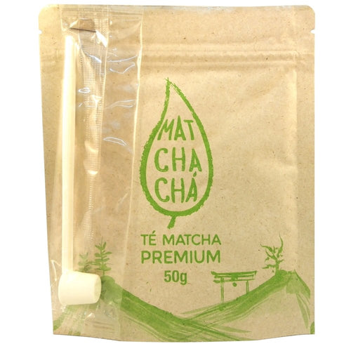 Té Matcha Premium x 50 gr con Antioxidantes + Vitaminas A y C + Fibra + Potasio + Aminoácidos + Carbohidratos