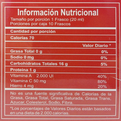 Vigorvit Gamma caja x 10 unidades - Artemisa Productos Naturales