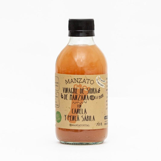 Vinagre de sidra de manzana con canela y penca sábila x 250 ml - Artemisa Productos Naturales