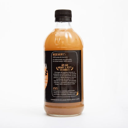 Vinagre de sidra de manzana con la madre x 500 ml - Artemisa Productos Naturales