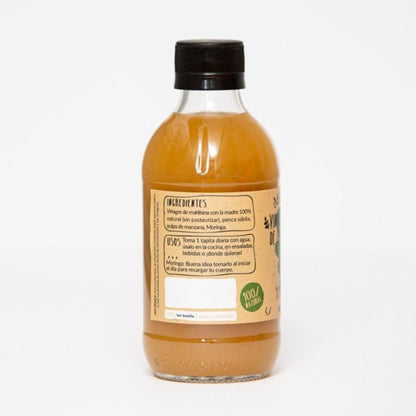 Vinagre de sidra de manzana con moringa y penca sábila x 250 ml - Artemisa Productos Naturales