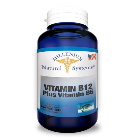 Vitamina B12 Plus Vitamina B6 x 100 softgels - Artemisa Productos Naturales