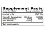 Vitamina B12 Plus Vitamina B6 x 100 softgels - Artemisa Productos Naturales