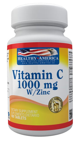 Vitamina C 1000 con zinc mg x 100 tabletas - Artemisa Productos Naturales
