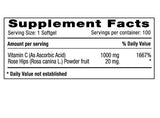 Vitamina C 1000 mg with Rose Hips x 100 softgels - Artemisa Productos Naturales