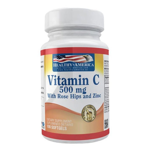 Vitamina C con rose hips 500 mg x 100 softgels - Artemisa Productos Naturales