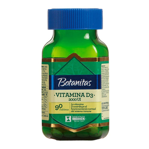 Vitamina D3 2000 UI x 90 tabletas