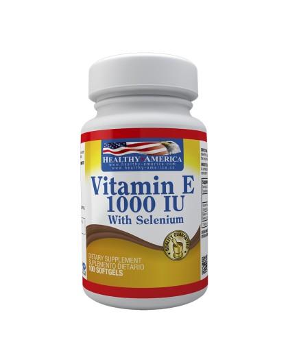 Vitamina E 1000 IU con Selenio x 100 softgels - Artemisa Productos Naturales