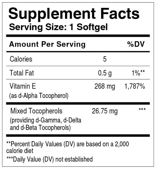 Vitamina E 400 IU x 100 softgels - Artemisa Productos Naturales