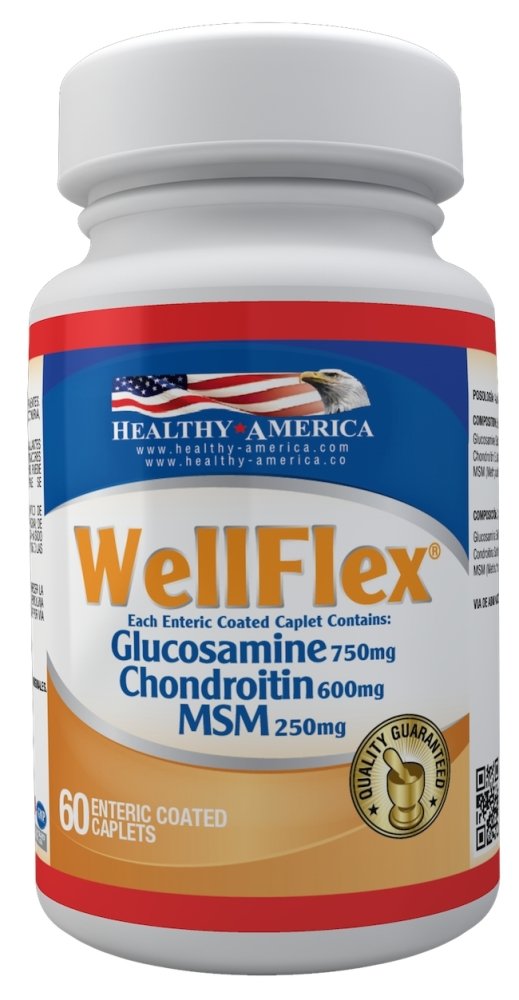 WellFlex x 60 caplets útil para la buena salud de las articulaciones ...