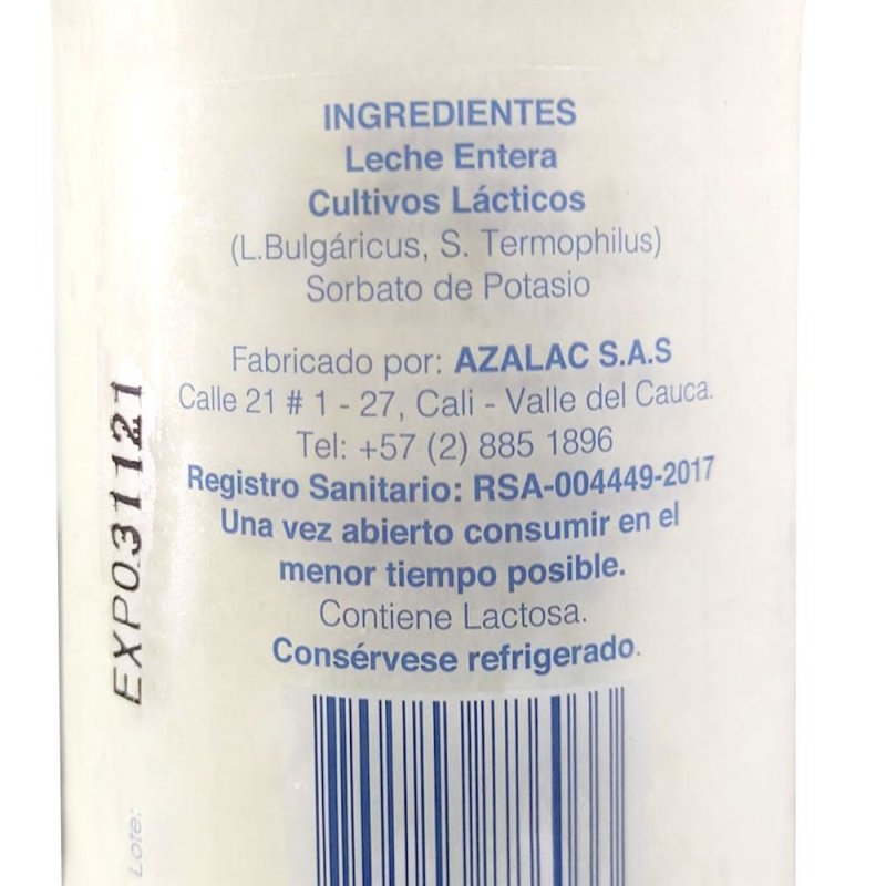 Yogurt griego artesanal sin azúcar x 235 gr - Artemisa Productos Naturales