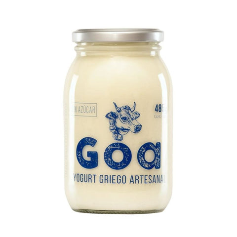 Yogurt griego artesanal sin azúcar x 485 gr - Artemisa Productos Naturales