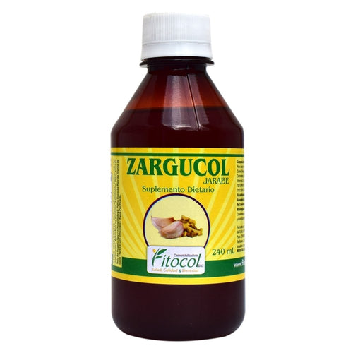 Zargucol Jarabe x 240 ml con Apio, Chia y Vitaminas B1, B6, B12, D3, C y E